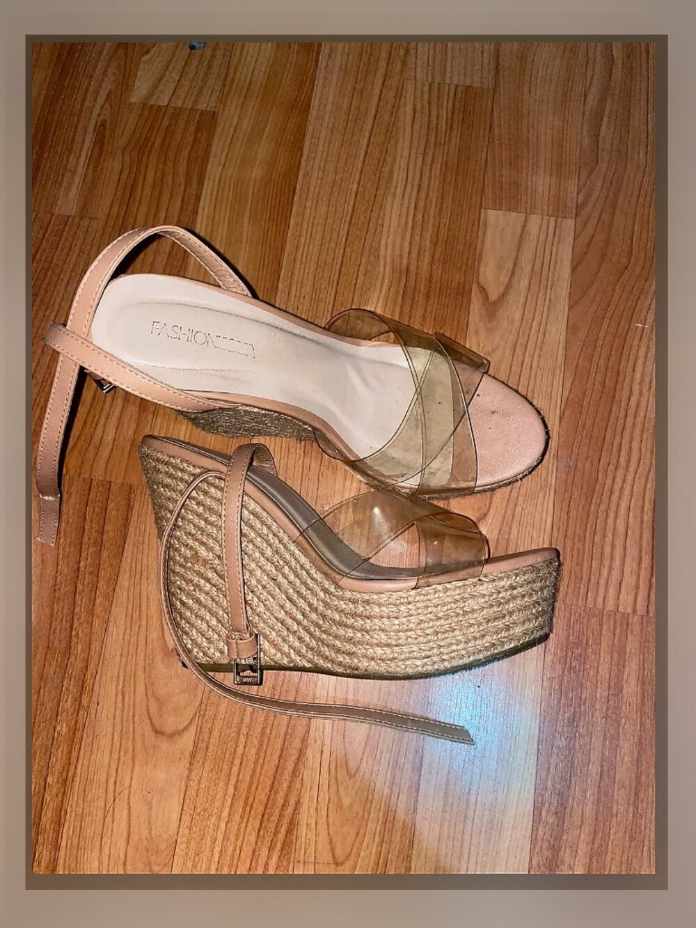 Summer wedge heels